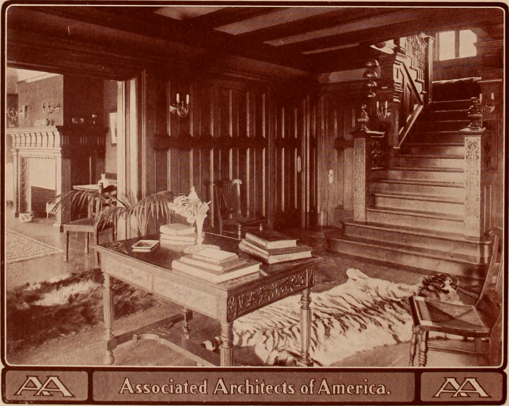 An illustration from Artistic modern homes : book number two., 1902, leaf 28