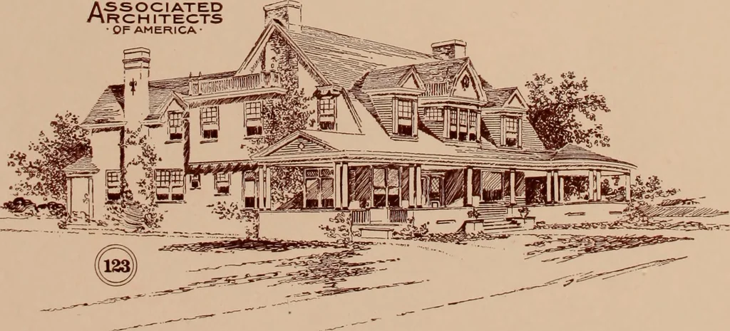 An illustration from Artistic modern homes : book number two., 1902, leaf 29