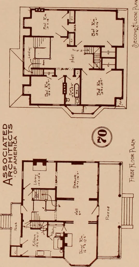 An illustration from Artistic modern homes : book number two., 1902, leaf 30