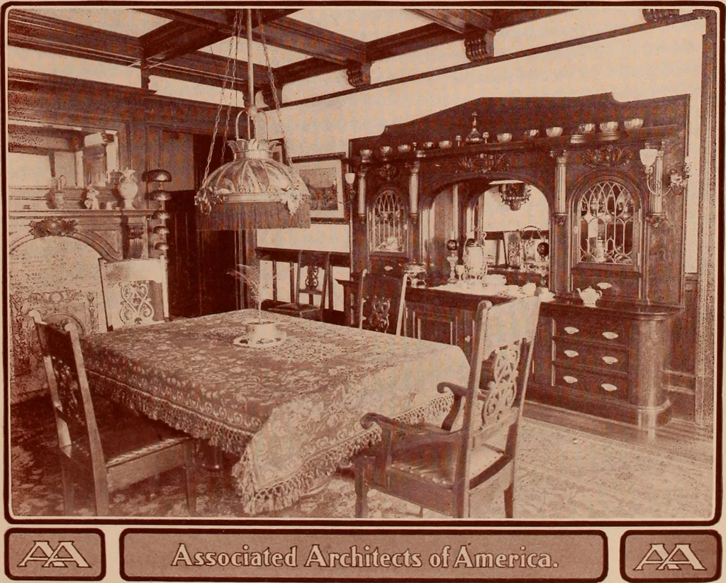 An illustration from Artistic modern homes : book number two., 1902, leaf 33