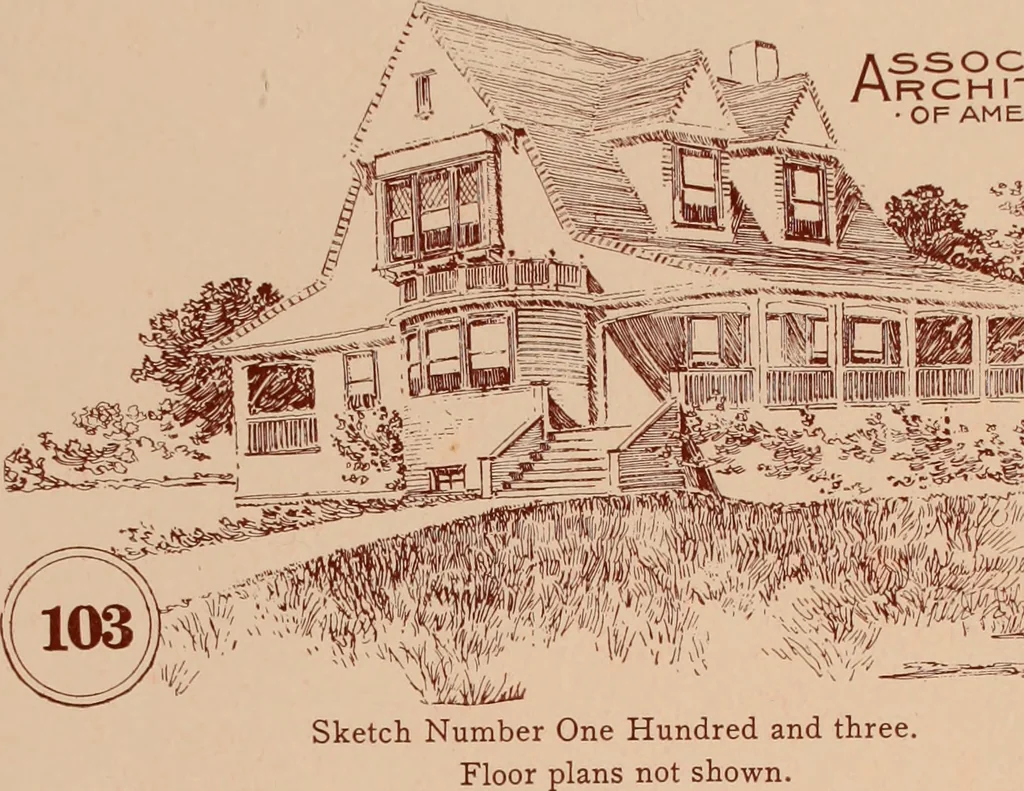 An illustration from Artistic modern homes : book number two., 1902, leaf 35