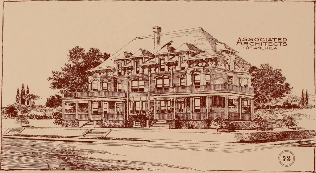An illustration from Artistic modern homes : book number two., 1902, leaf 40