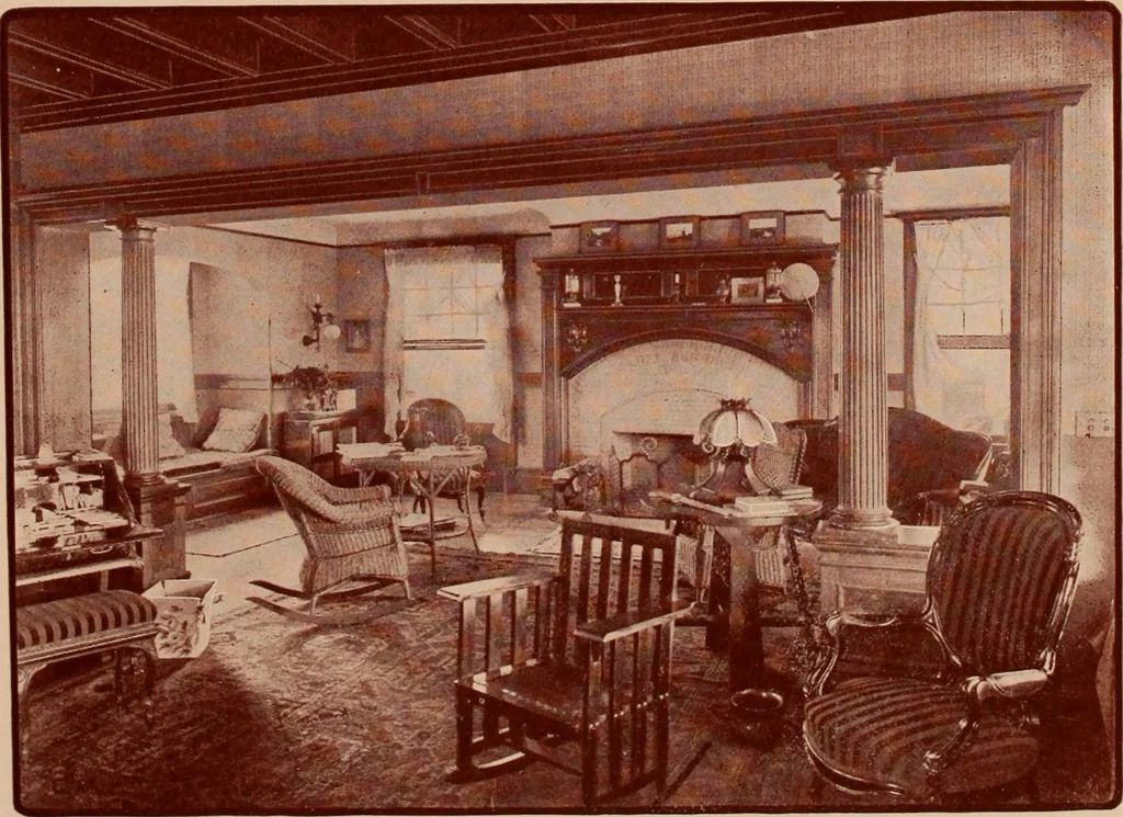 An illustration from Artistic modern homes : book number two., 1902, leaf 41