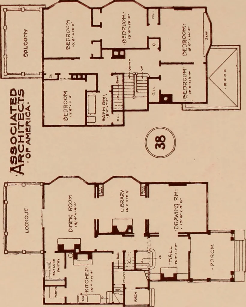 An illustration from Artistic modern homes : book number two., 1902, leaf 42
