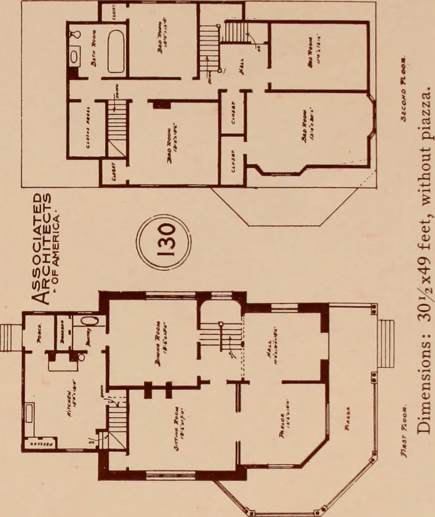 An illustration from Artistic modern homes : book number two., 1902, leaf 44