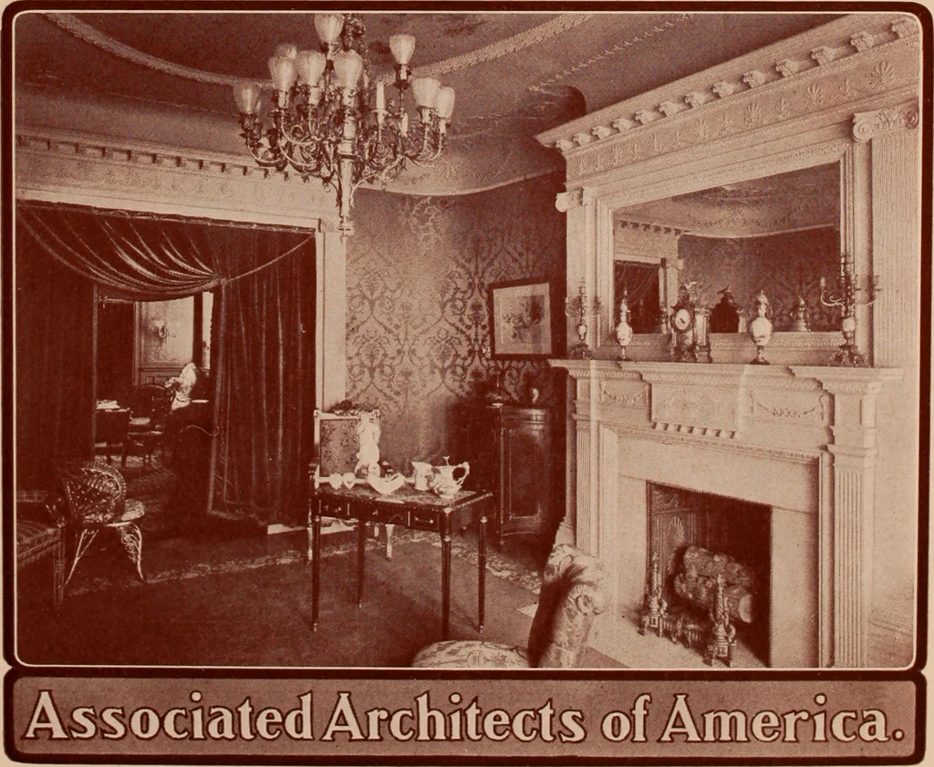An illustration from Artistic modern homes : book number two., 1902, leaf 45