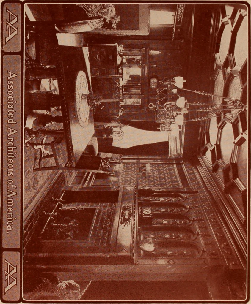 An illustration from Artistic modern homes : book number two., 1902, leaf 45