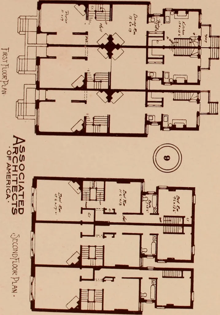 An illustration from Artistic modern homes : book number two., 1902, leaf 47