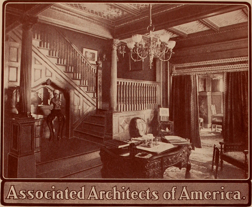 An illustration from Artistic modern homes : book number two., 1902, leaf 48