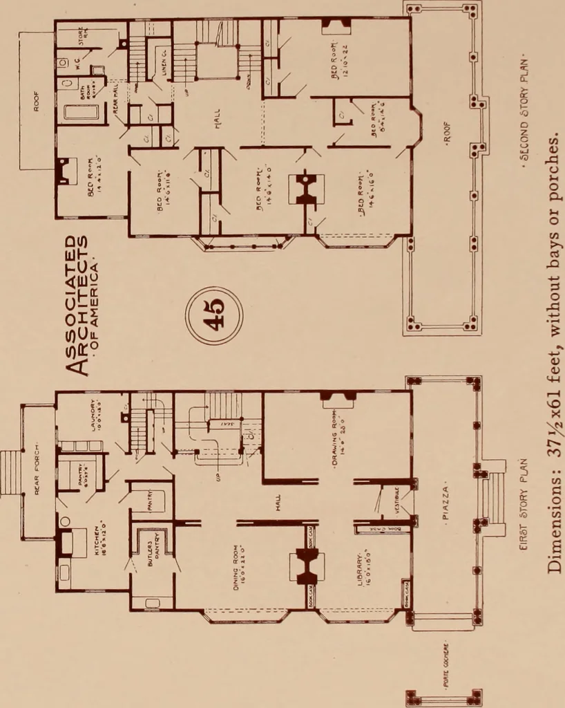 An illustration from Artistic modern homes : book number two., 1902, leaf 52