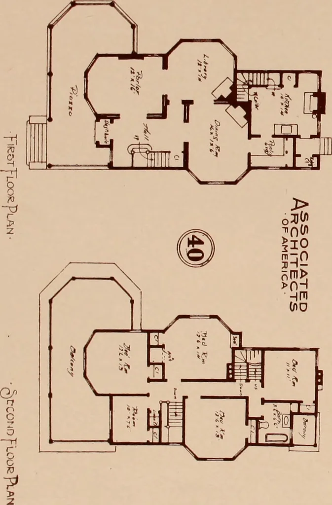 An illustration from Artistic modern homes : book number two., 1902, leaf 53
