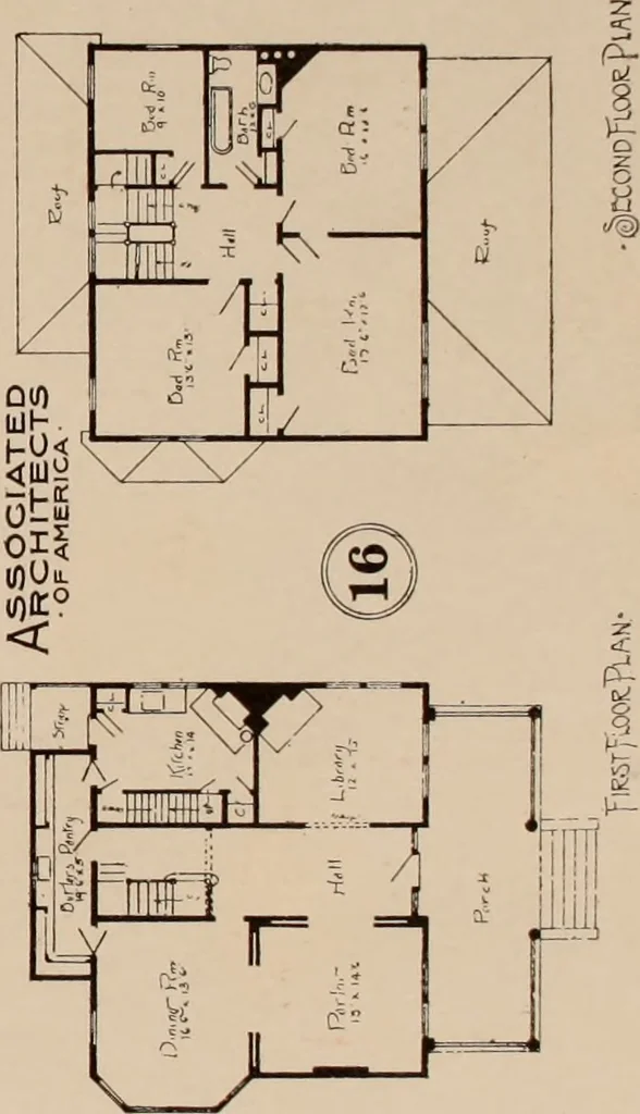 An illustration from Artistic modern homes : book number two., 1902, leaf 54