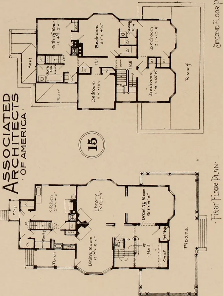 An illustration from Artistic modern homes : book number two., 1902, leaf 55
