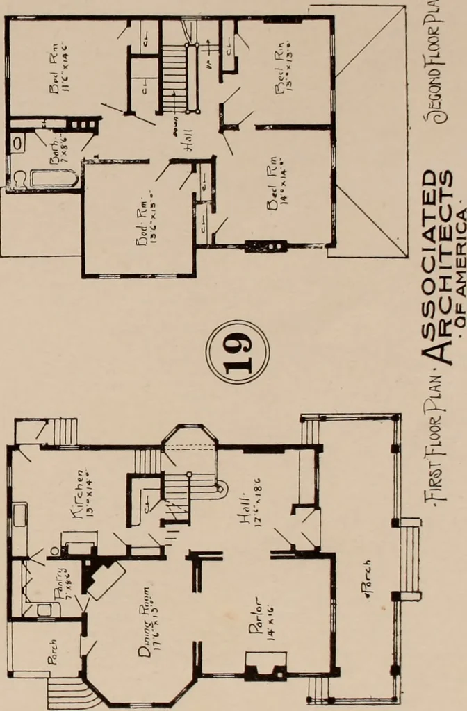 An illustration from Artistic modern homes : book number two., 1902, leaf 56
