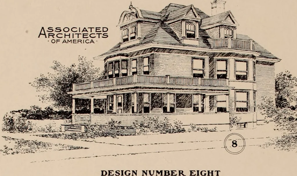 An illustration from Artistic modern homes : book number two., 1902, leaf 61
