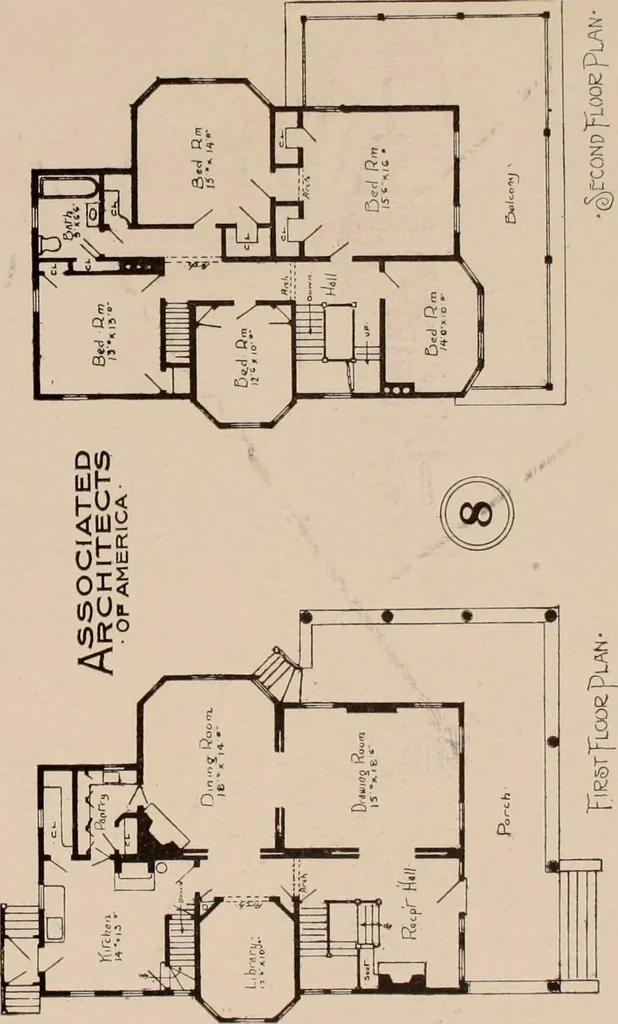 An illustration from Artistic modern homes : book number two., 1902, leaf 61