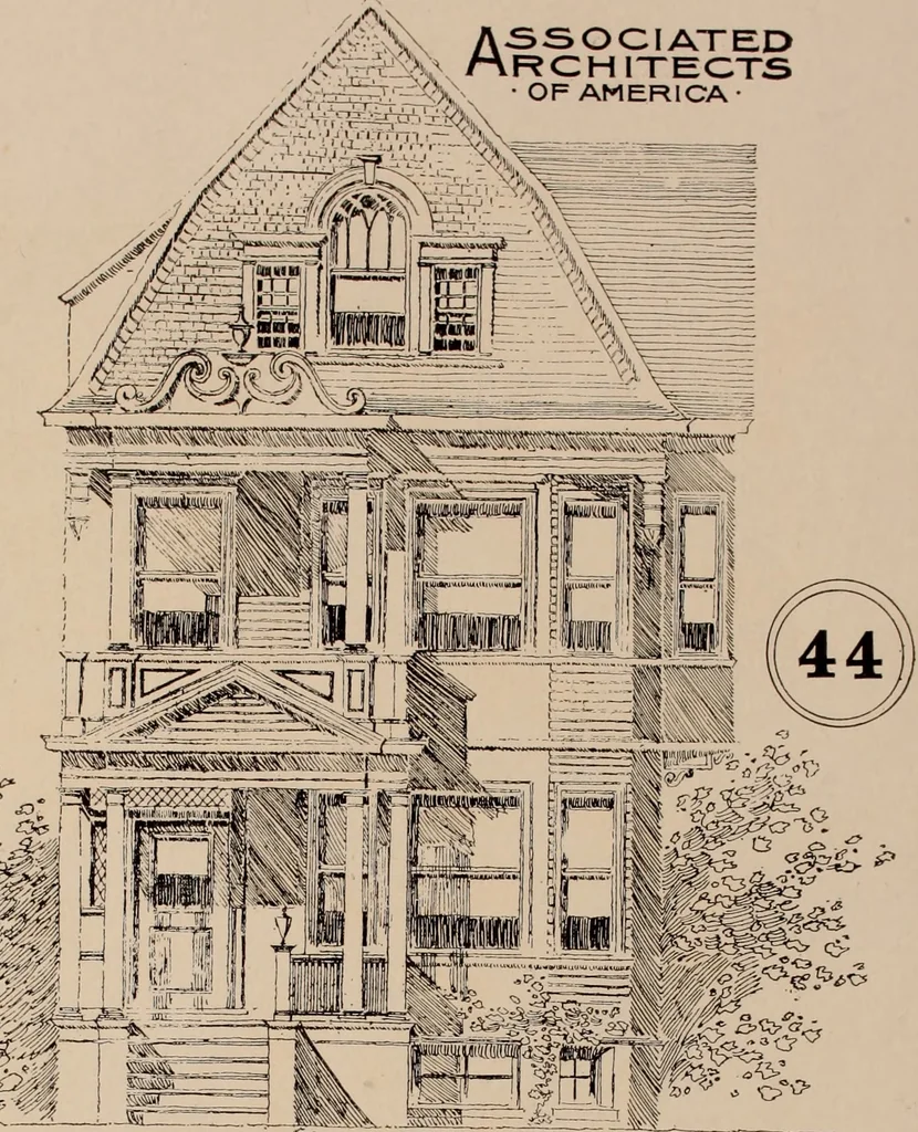 An illustration from Artistic modern homes : book number two., 1902, leaf 63