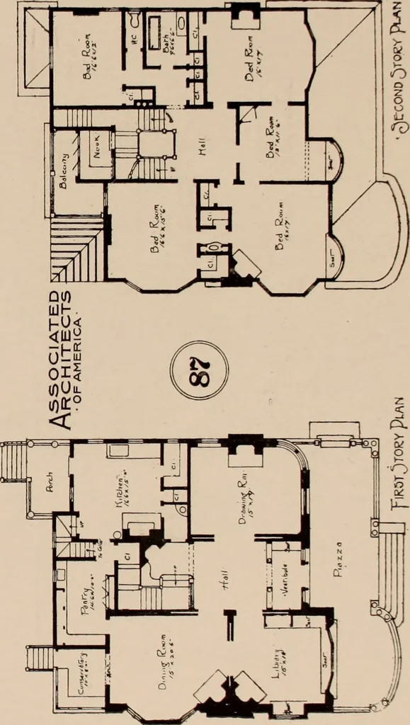 An illustration from Artistic modern homes : book number two., 1902, leaf 66