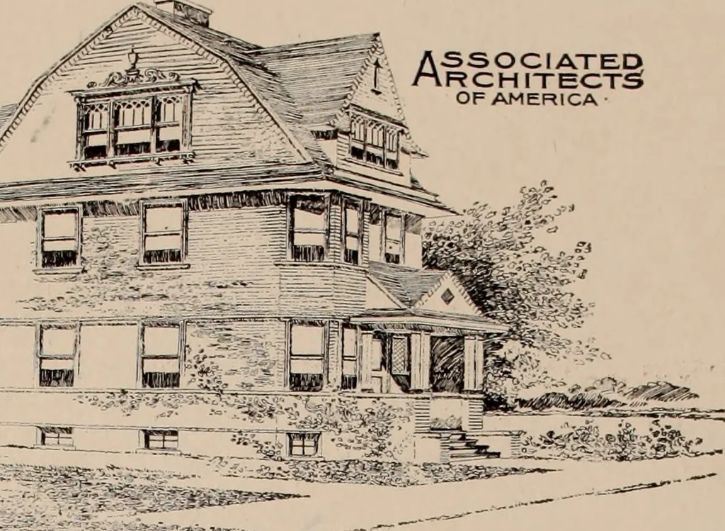 An illustration from Artistic modern homes : book number two., 1902, leaf 67