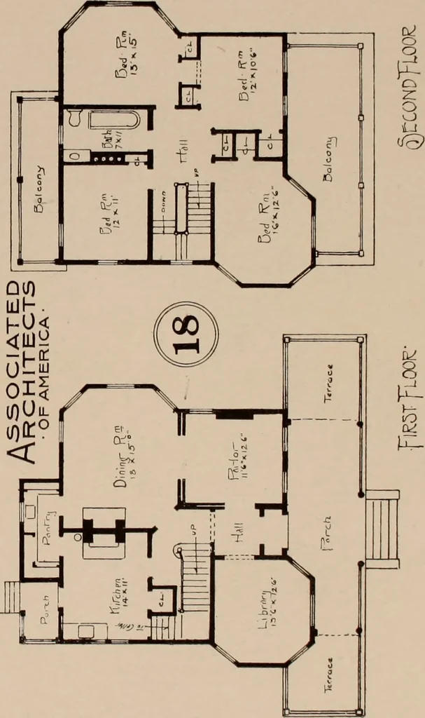 An illustration from Artistic modern homes : book number two., 1902, leaf 7
