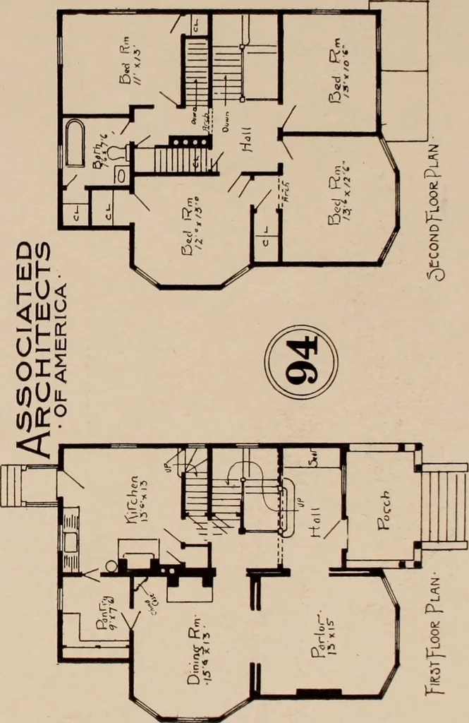 An illustration from Artistic modern homes : book number two., 1902, leaf 8