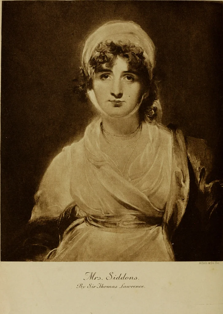 An illustration from An artist's love story, told in the letters of Sir Thomas Lawrence, Mrs. Siddons, and her daughters, 1904, leaf 117