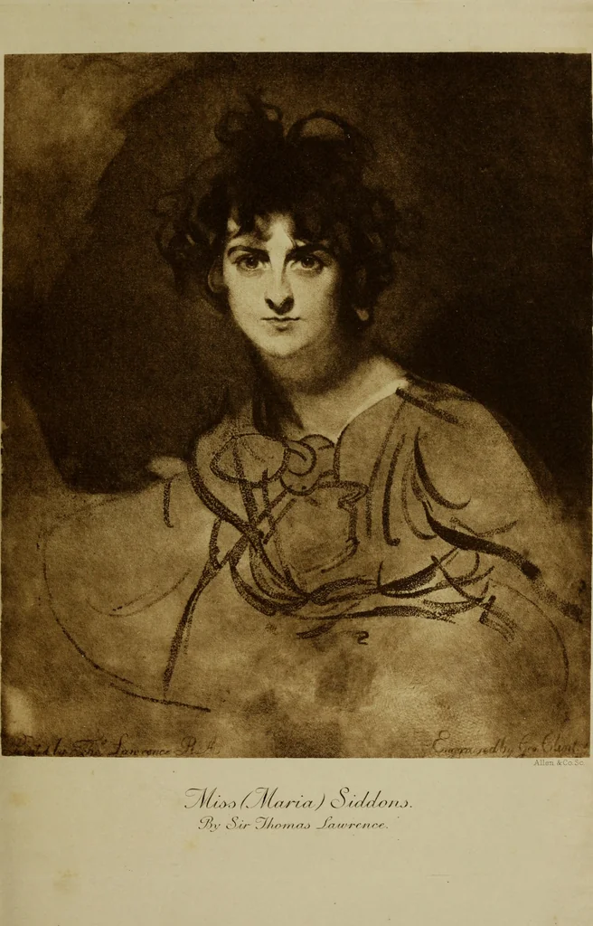 An illustration from An artist's love story, told in the letters of Sir Thomas Lawrence, Mrs. Siddons, and her daughters, 1904, leaf 164