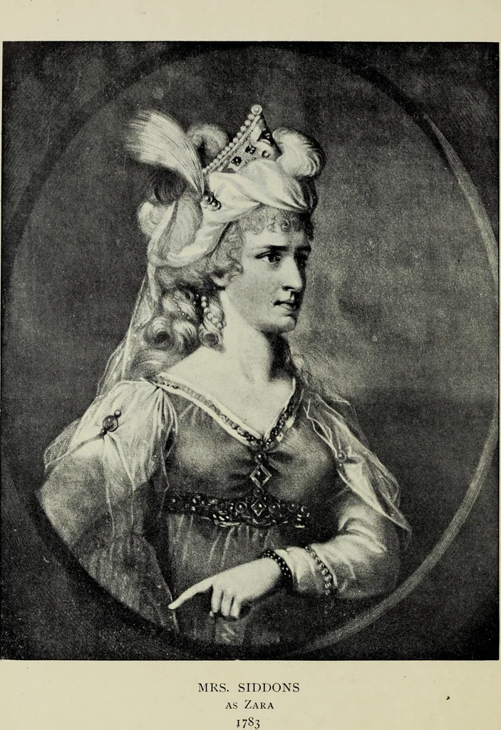 An illustration from An artist's love story, told in the letters of Sir Thomas Lawrence, Mrs. Siddons, and her daughters, 1904, leaf 21