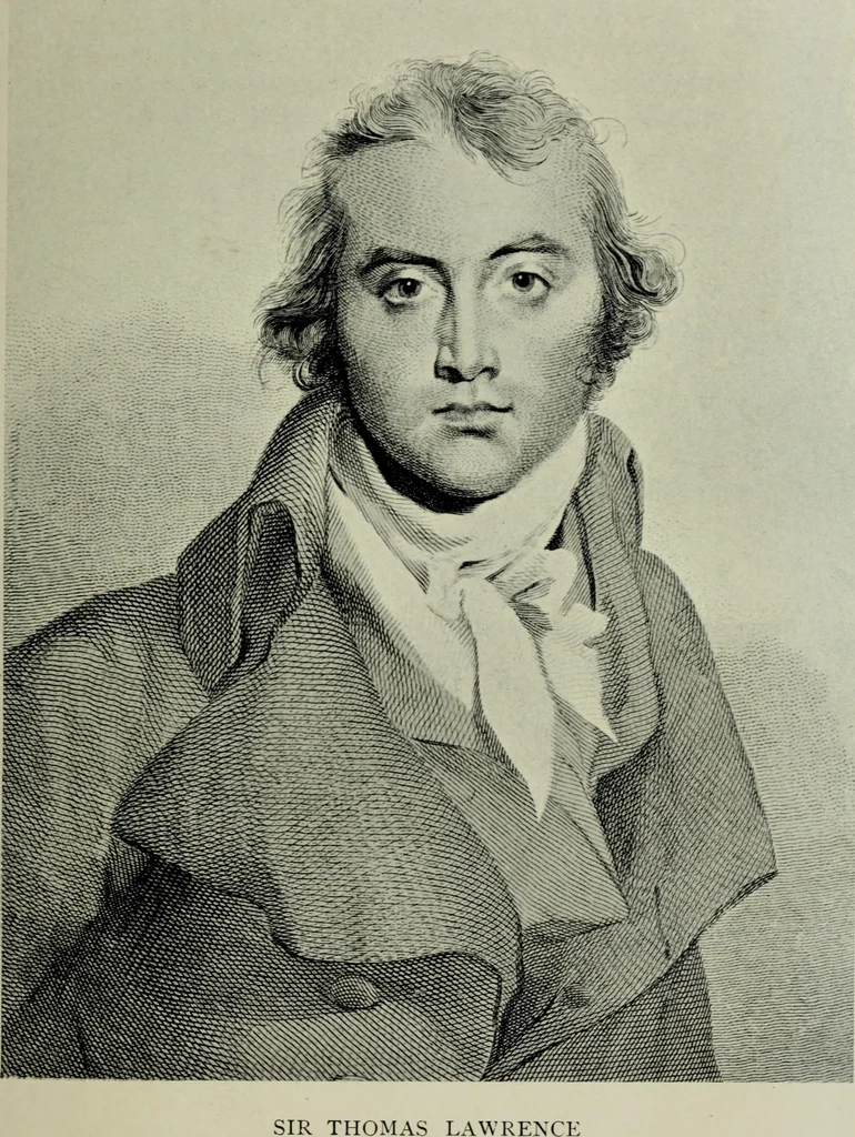 An illustration from An artist's love story, told in the letters of Sir Thomas Lawrence, Mrs. Siddons, and her daughters, 1904, leaf 96