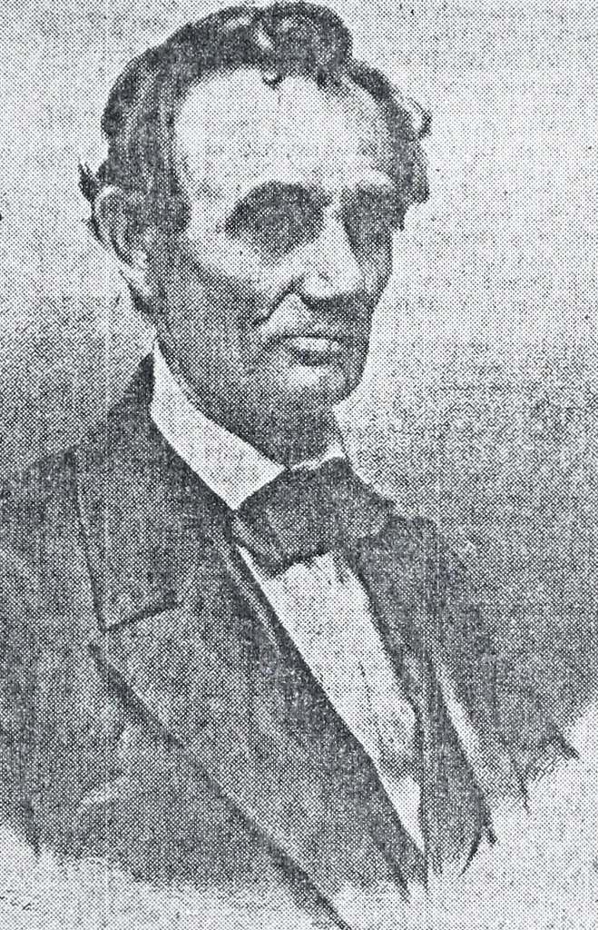 An illustration from Artists of Abraham Lincoln portraits, 1860, leaf 16