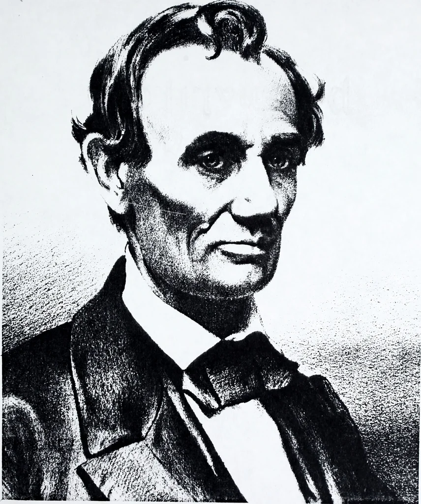 An illustration from Artists of Abraham Lincoln portraits, 1860, leaf 4