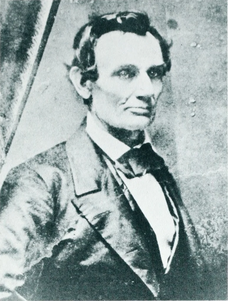 An illustration from Artists of Abraham Lincoln portraits, 1860, leaf 40