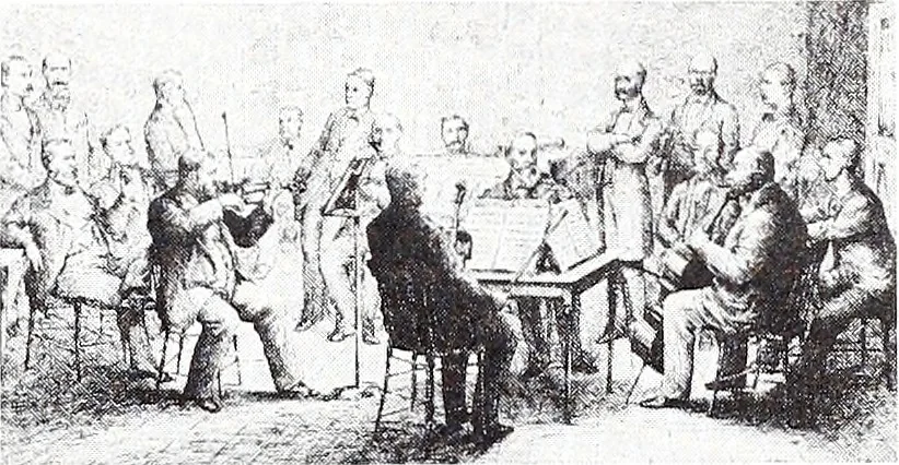 An illustration from Artists of Abraham Lincoln portraits, 1863, leaf 56
