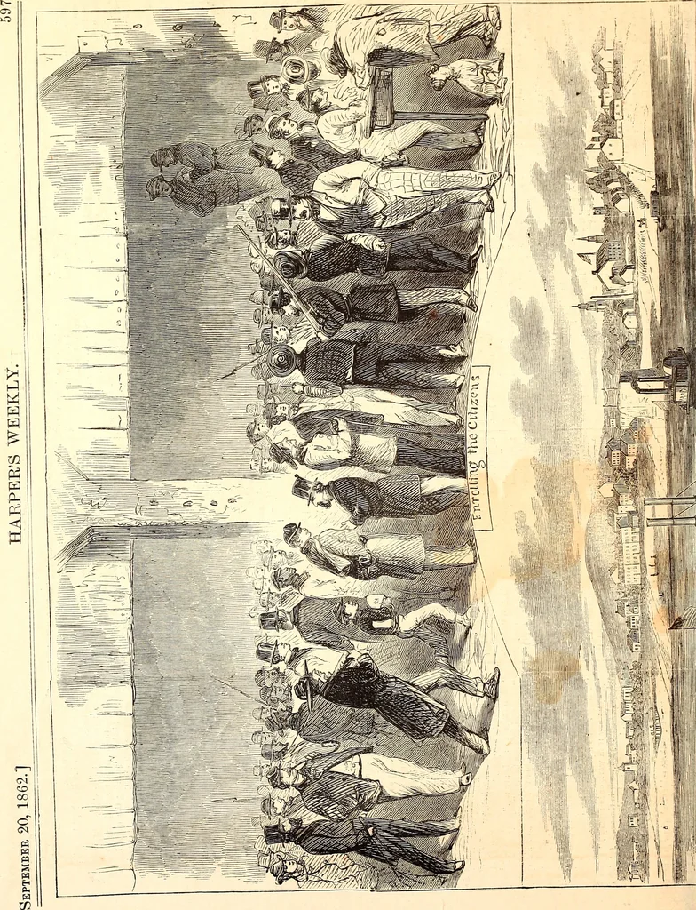 An illustration from Artists of Abraham Lincoln portraits, 1862, leaf 11
