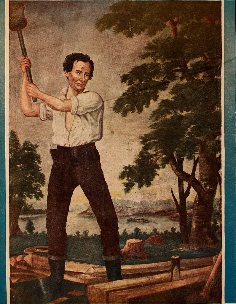 An illustration from Artists of Abraham Lincoln portraits, 1913, leaf 16