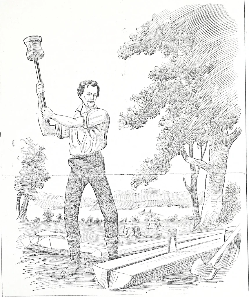 An illustration from Artists of Abraham Lincoln portraits, 1913, leaf 4