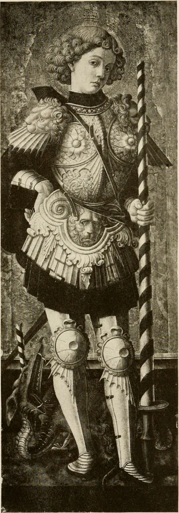 An illustration from Artists past and present; random studies, 1909, leaf 136