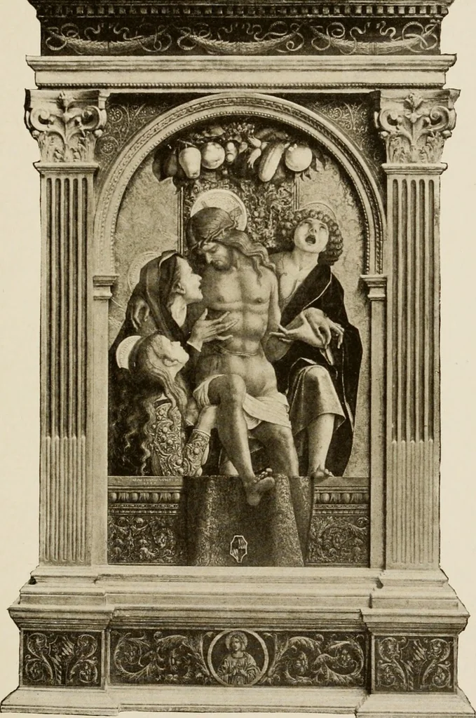 An illustration from Artists past and present; random studies, 1909, leaf 140
