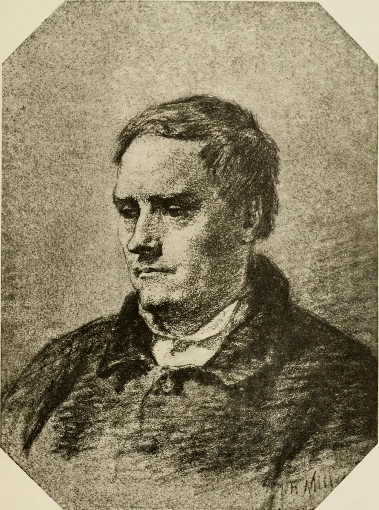 An illustration from Artists past and present; random studies, 1909, leaf 20