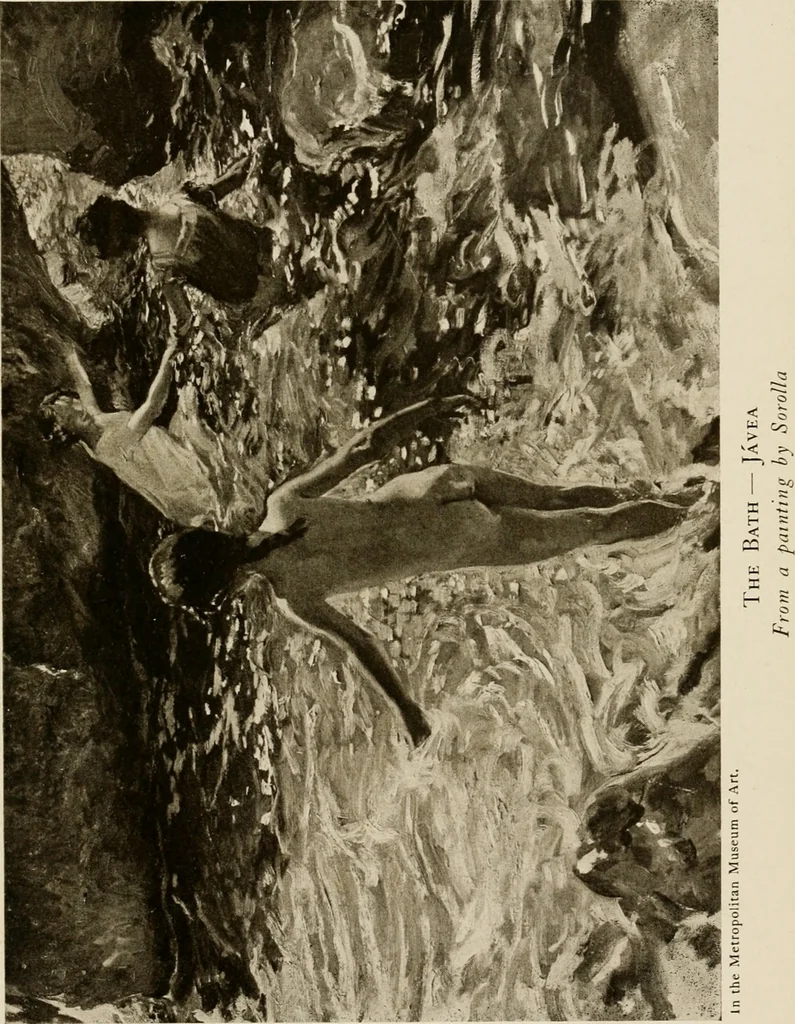 An illustration from Artists past and present; random studies, 1909, leaf 242