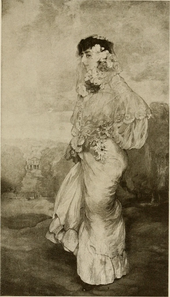 An illustration from Artists past and present; random studies, 1909, leaf 254