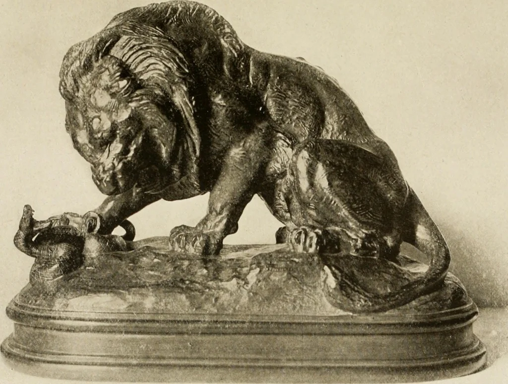 An illustration from Artists past and present; random studies, 1909, leaf 46