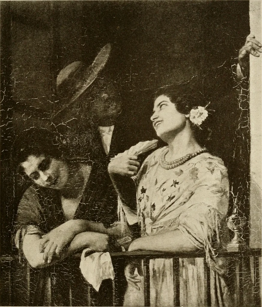 An illustration from Artists past and present; random studies, 1909, leaf 68