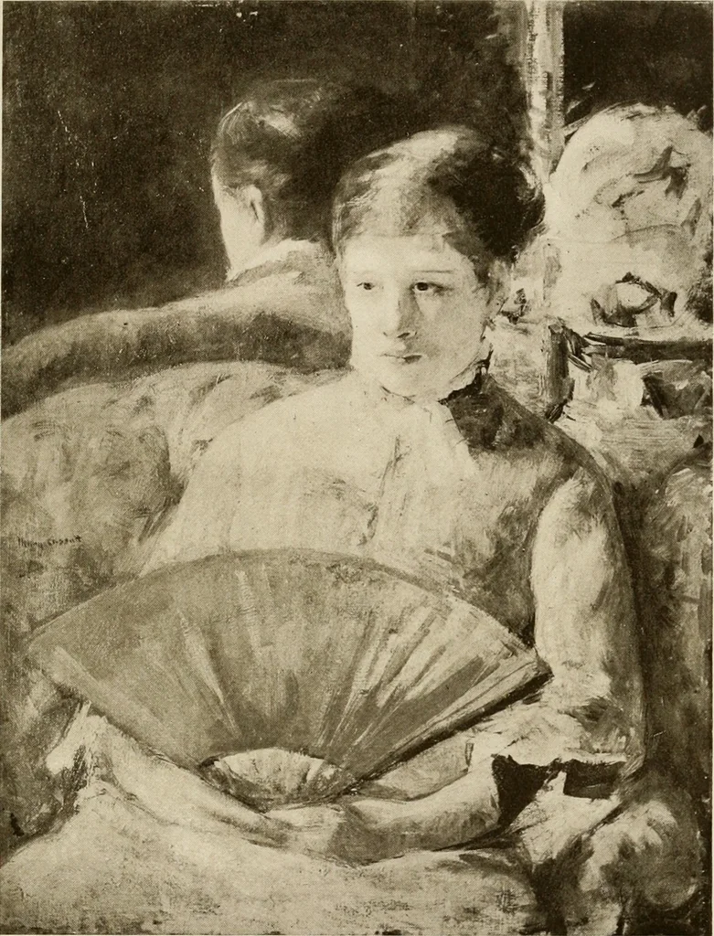 An illustration from Artists past and present; random studies, 1909, leaf 72