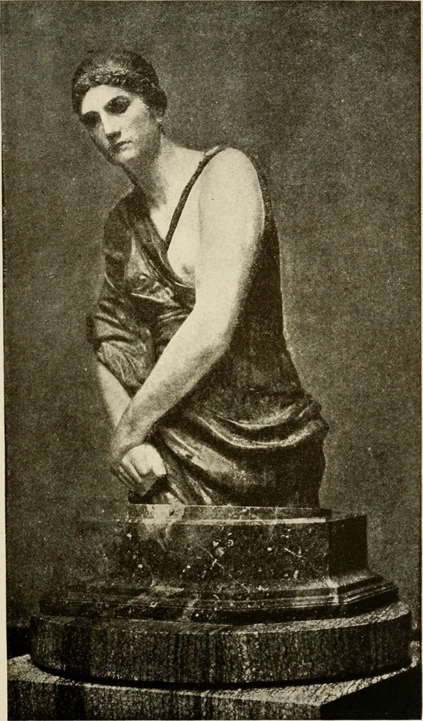 An illustration from Artists past and present; random studies, 1909, leaf 86