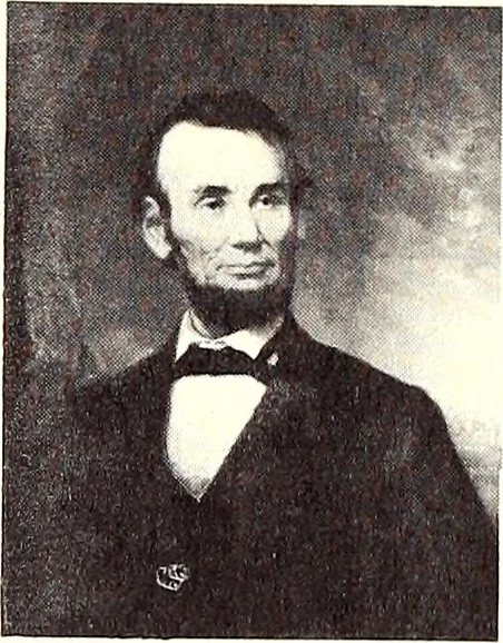 An illustration from Artists of Abraham Lincoln portraits, 1916, leaf 41