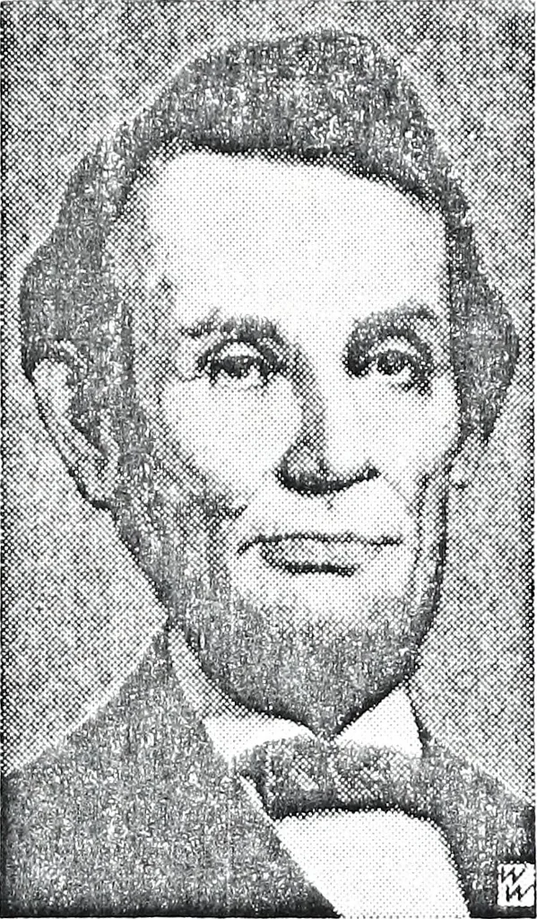 An illustration from Artists of Abraham Lincoln portraits, 1916, leaf 52
