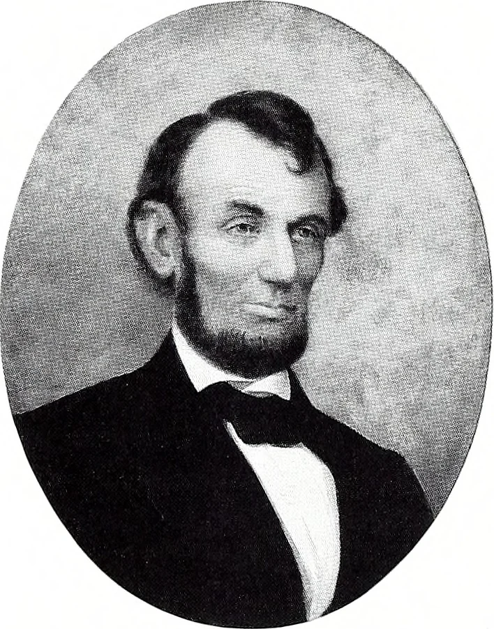 An illustration from Artists of Abraham Lincoln portraits, 1893, leaf 69