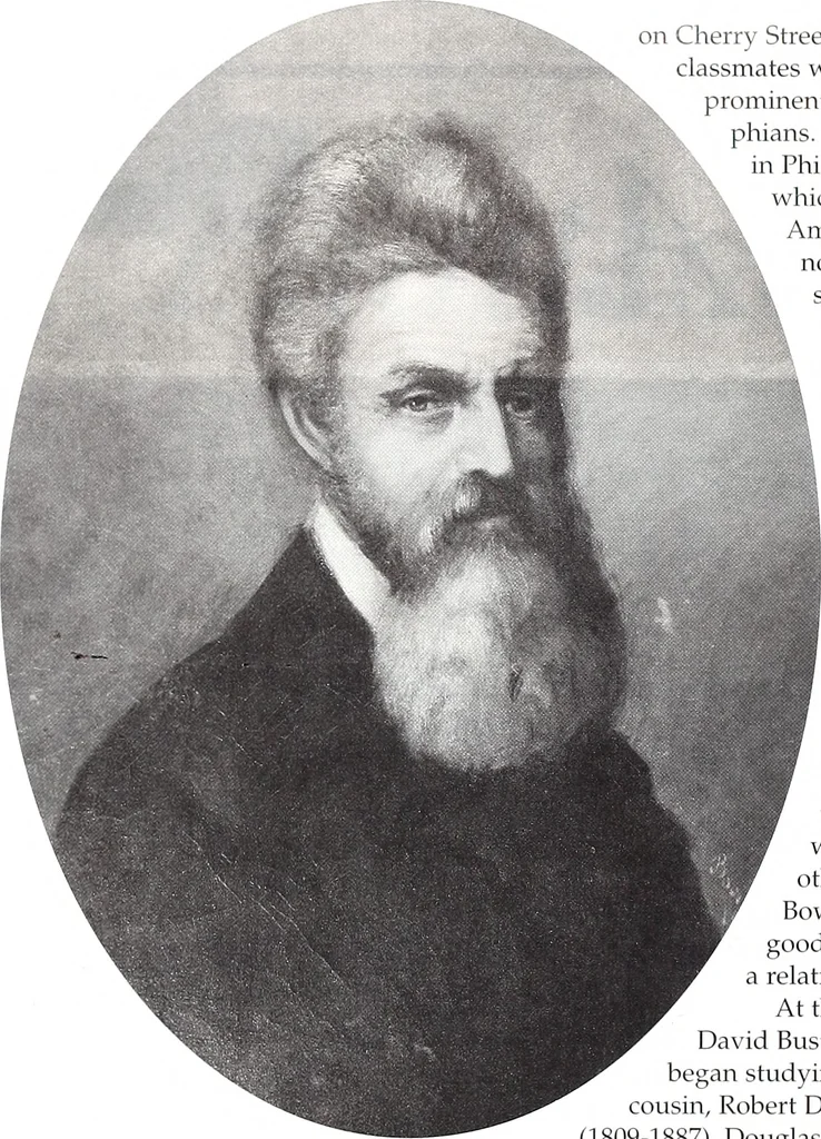 An illustration from Artists of Abraham Lincoln portraits, 1893, leaf 77