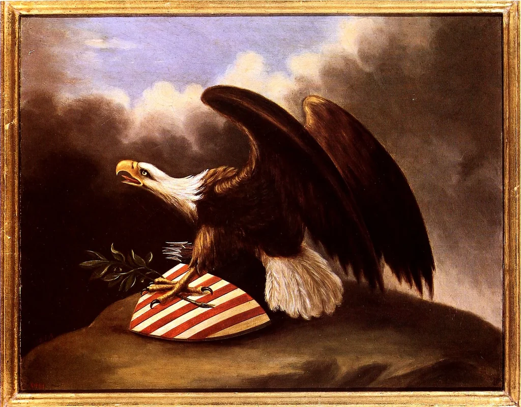 An illustration from Artists of Abraham Lincoln portraits, 1893, leaf 79